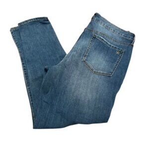 Jessica Simpson Jeans Women’s Size 14P High Rise Medium Wash Tapered Legs‎